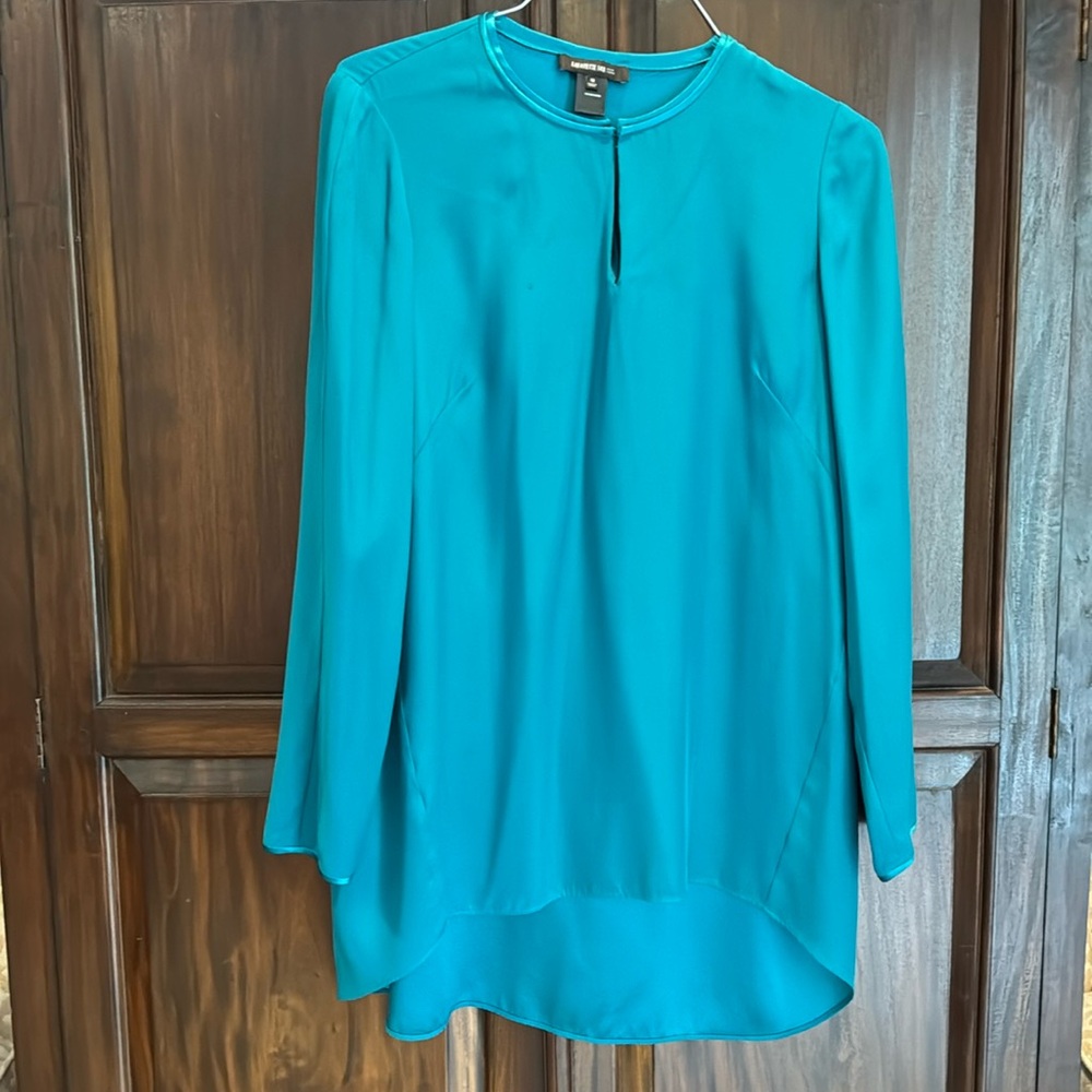 Lafayette 148 Teal blue tunic